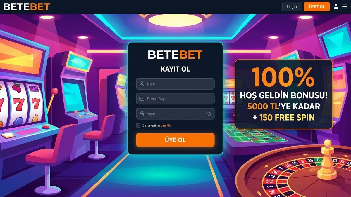 Bonuslu kayıt ekranı